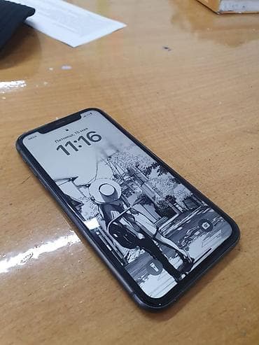 телефон самсунг с: IPhone 11, Б/у, 128 ГБ, Black Titanium, Чехол — 4