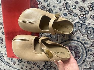 Балетки Mary Jane Qiwanli & shoes - Цвет: бежевый (нейтральный