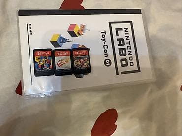 нинтендо свичь: Nintendo Switch (не OLED) с джойконами Neon Blue/Neon Red + игры — 4