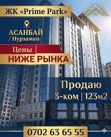 145: 3 комнаты, 123 м², Элитка, 9 этаж, Готовая ПСО (под самоотделку) — 1
