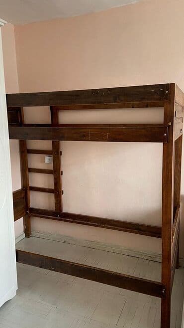 Вешалки: Лестница-кровать-чердак из массива дерева. Деревянная — 3