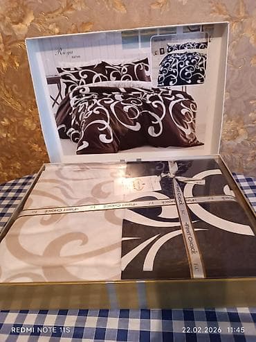 Матраска арналган каптамалар жана топперлер: Постельное бельё First Choice – коллекция Rüya (модель “kahve”). - — 1