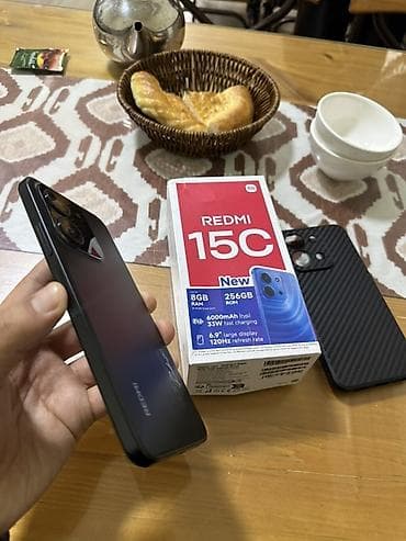 ipad 8 generation: Redmi, Redmi 15C, Б/у, 256 ГБ, цвет - Черный, 2 SIM — 5