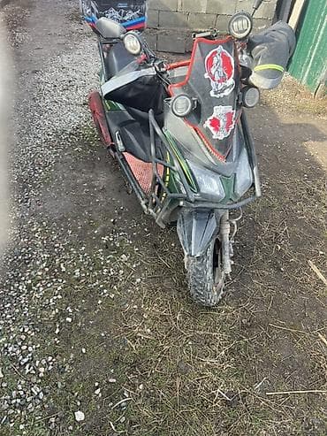 Скутеры: Скутер Bars (кастом) самурай родной пробег 10к дул дул матор — 1