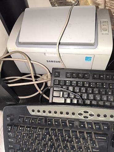 Лазерный принтер Samsung ML-2160 + проводные клавиатуры