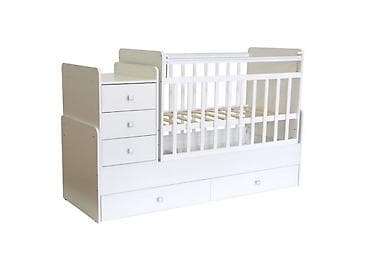 мини комоды: Детская кровать трансформер, Другой тип, цвет - Белый — 2