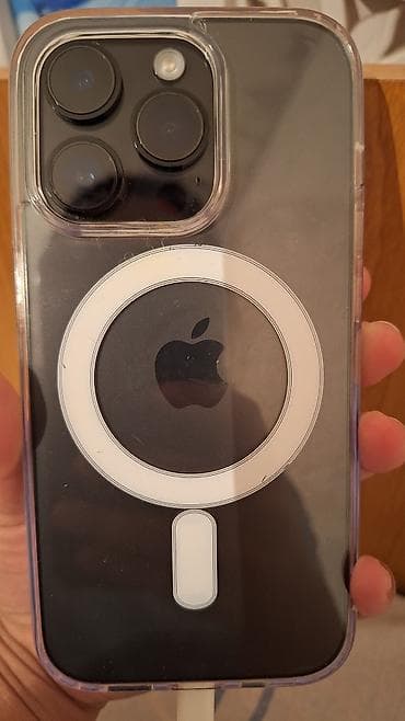 IPhone 14 Pro Max, Б/у, 128 ГБ, Черный, Чехол, 89 %