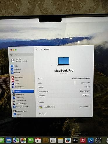Ноутбуки Apple (MacBook): Apple MacBook Pro 16 pro в идеальном состоянии - Чип: Apple M1 Pro — 1