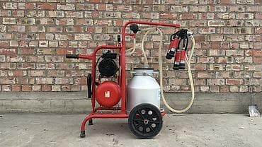 поилки для крс: Уй саачу аппарат, Доильный аппарат на тележке - Переносной агрегат — 3