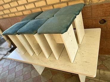 кухыный столы: Кухонный стол, Новый, Прямоугольный, Нераскладной — 7