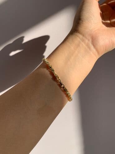 золотой браслет бу: Серебряный Браслет под золото — 3