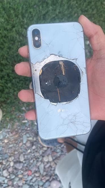 iphone 5с: IPhone X, 64 ГБ АКБ 100 задный крышка сломаный а так идиаел тока акум — 2