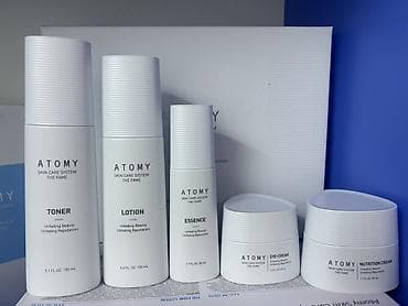 отбеливающие умывалки для лица: Набор корейской косметики Atomy 1) Линия Hydra Brightening - Capsule — 4