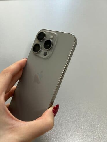 iphone s5: IPhone 15 Pro, Б/у, 256 ГБ, Natural Titanium, Чехол, 85 % — 3