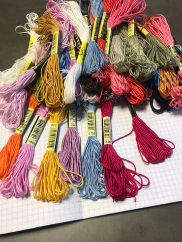 художники 20 века: Нитки мулине СХС. Номера по ДМС. 8 метров — 1