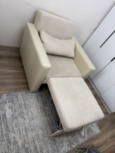 кресло для отдыха: Кресло кровать компактное с мягкой подушкой-валиком. - Тип: мягкое — 2