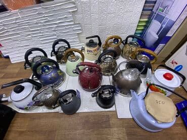 чайник эмалированный 3 л цена бишкек: Чайники Разных видов,материалов,обьемов,цветов — 8