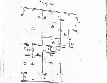 4 комнаты, 106 м², 106 серия улучшенная, 4 этаж, Косметический ремонт — 5