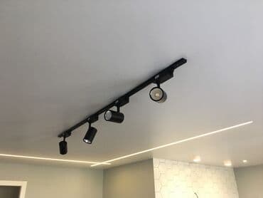 Двери на заказ: Натяжной потолок Матовое Монтаж — 7