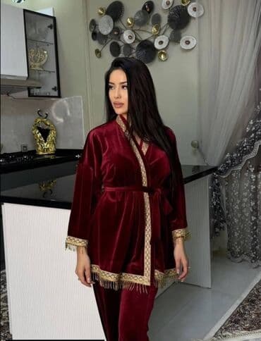 купить спортивный костюм женский недорого от производителя: Двойка 
 Ткань бархат — 1