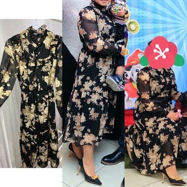 длинные платья больших размеров: Вечернее платье, Классическое, С рукавами, 3XL — 1