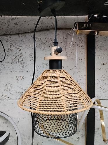 study lamp: Подвесной светильник в эко-стиле - Конструкция: верхняя декоративная — 2