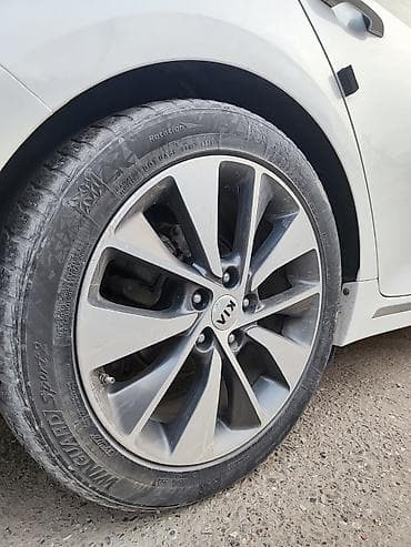 худай сантафе: Дөңгөлөктөр монтажда 245 / 45 / R 18, Кыш, Комплект, Жеңил унаалар, Куйма, тешиктери - 5 — 4