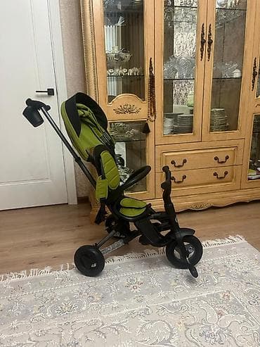 коляска текнум 3 в 1: S700 Велосипед-трансформер QPlay NOVA PLUS RUBBER Military Green — 3