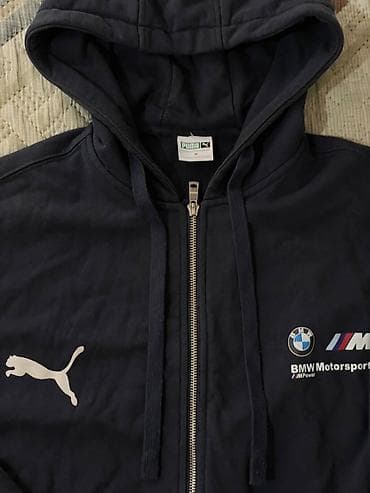 Мужская толстовка, M, Puma, Новый, цвет - Синий, Самовывоз — 2