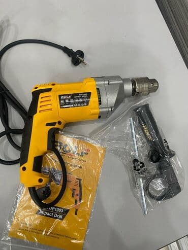 продаю строительные инструменты: ДРЕЛЬ УДАРНАЯ РОЛЬФ 900 ват. также у нас можете купить — 4