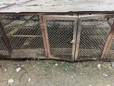 продажа щенков немецкой овчарки с документами в бишкеке: Продаю железную клетку, пол из высечки, бока сетка, можно разделить на — 3