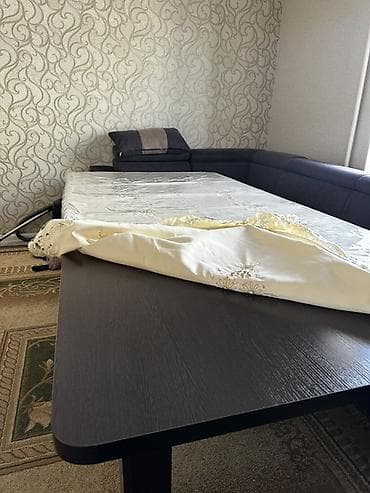 закройный стол сатам: Большой обеденный стол из ЛДСП темного цвета 110*250 Б/у, но — 2