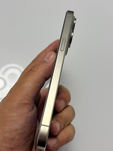 iphone 11: IPhone 15 Pro Max, Б/у, 1 ТБ, Natural Titanium, Кабель, 80 % — 6