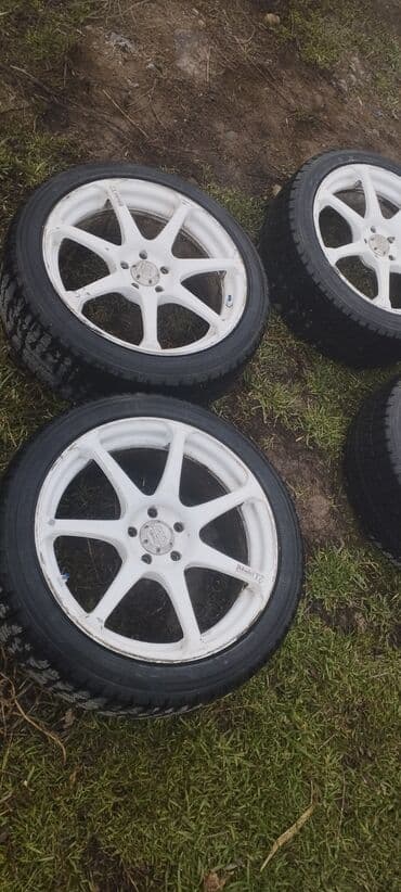 колёса на матиз: Колеса в сборе 215 / 45 / R 17, Зима, Б/у, Комплект, Легковые, Литые, отверстий - 5 — 15