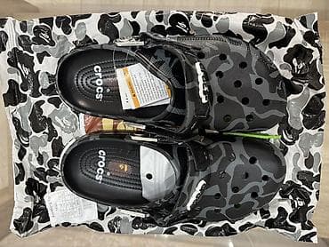 Мужская обувь: Crocs x A Bathing Ape (BAPE) – сабо скаут-камо, чёрно‑серый - — 3