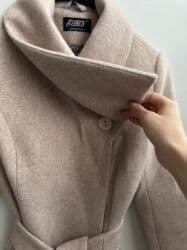 шерстяные кофты женские больших размеров: Пальто женское, шерстяное. Производство Россия. Приталенное, на — 8