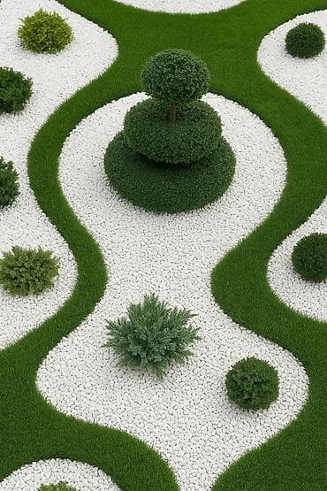 Строительные растворы и добавки: Белый декоративный мраморный щебень/галтованная крошка для — 1