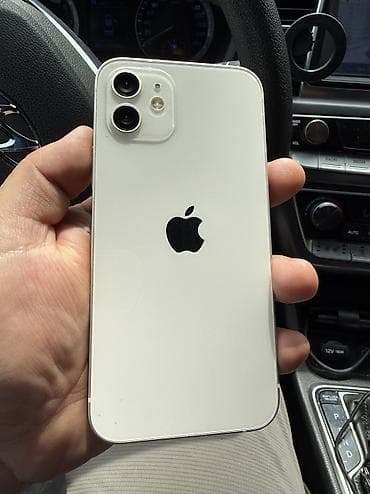 IPhone 12, Б/у, 128 ГБ, Белый, 79 %