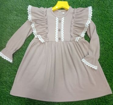 платье дордой: Детское платье, цвет - Красный — 6