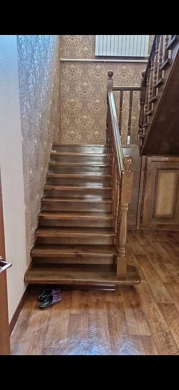 куплю орех: Деревянная лестница Для дома, Вид дерева: Орех, Форма лестницы: Много-маршевая, Стиль: Классический — 6