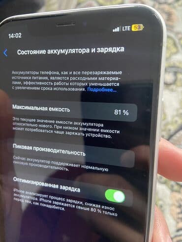 Акылдуу сааттар: IPhone Xr, Колдонулган, 256 ГБ, White Titanium, Заряддоочу түзүлүш, Каптама, Кабель, 81 % — 6