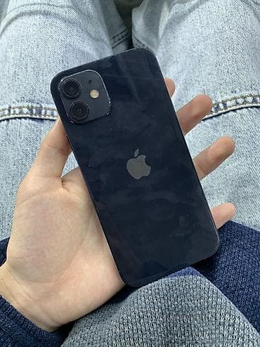 iphone 12: IPhone 12, Б/у, 128 ГБ, Защитное стекло, Чехол, 100 % — 1