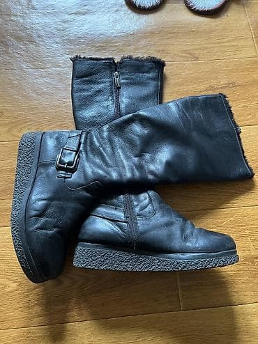 Мужская обувь: Сапоги, 37, Б/у, цвет - Черный, Самовывоз — 1