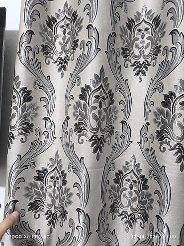 штора для спальни: Комплект штор, Жаккард, С тюлем в комплекте, Готовое изделие, Для спальни — 8