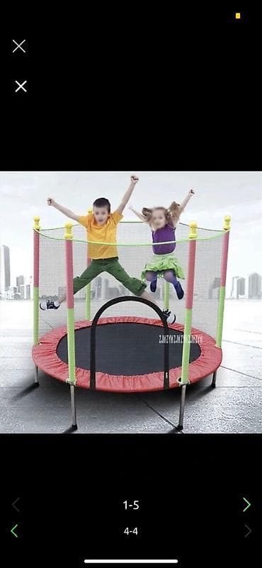 батуть: Детские батуты в наличии. Качество отличное. Размер на фото указан — 1