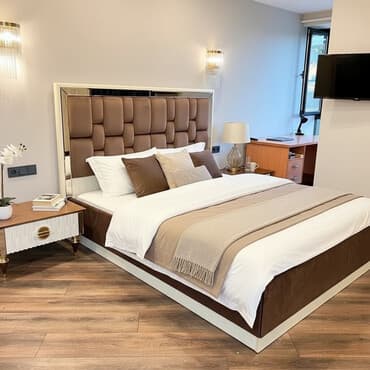 мебель мираж: Спальный гарнитур, Дерево, цвет - Коричневый — 1