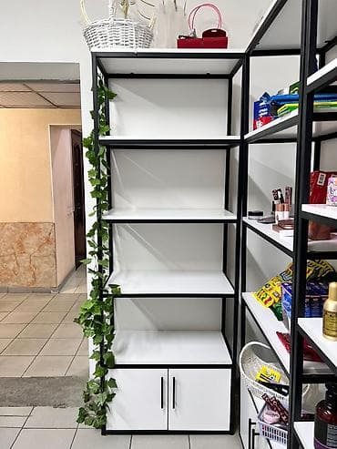полки под косметику: Полочки лофт высота 180, глубина 30, между полками 30см ширина 60см — 2