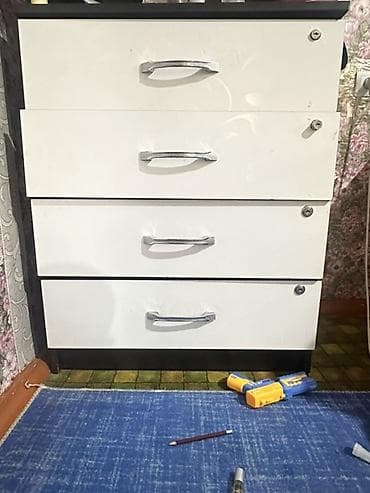 small table: Комод для одежды, Без зеркала, цвет - Белый, Самовывоз — 2