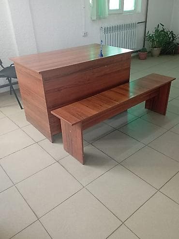 пш метр: Кеңсе эмереги комплекти, Шкаф, ДСП, түсү - Күрөң — 2