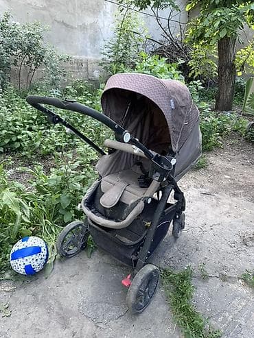babyton: Коляска, Другой бренд, цвет - Коричневый, Б/у, Самовывоз, Бесплатная доставка, Платная доставка — 3